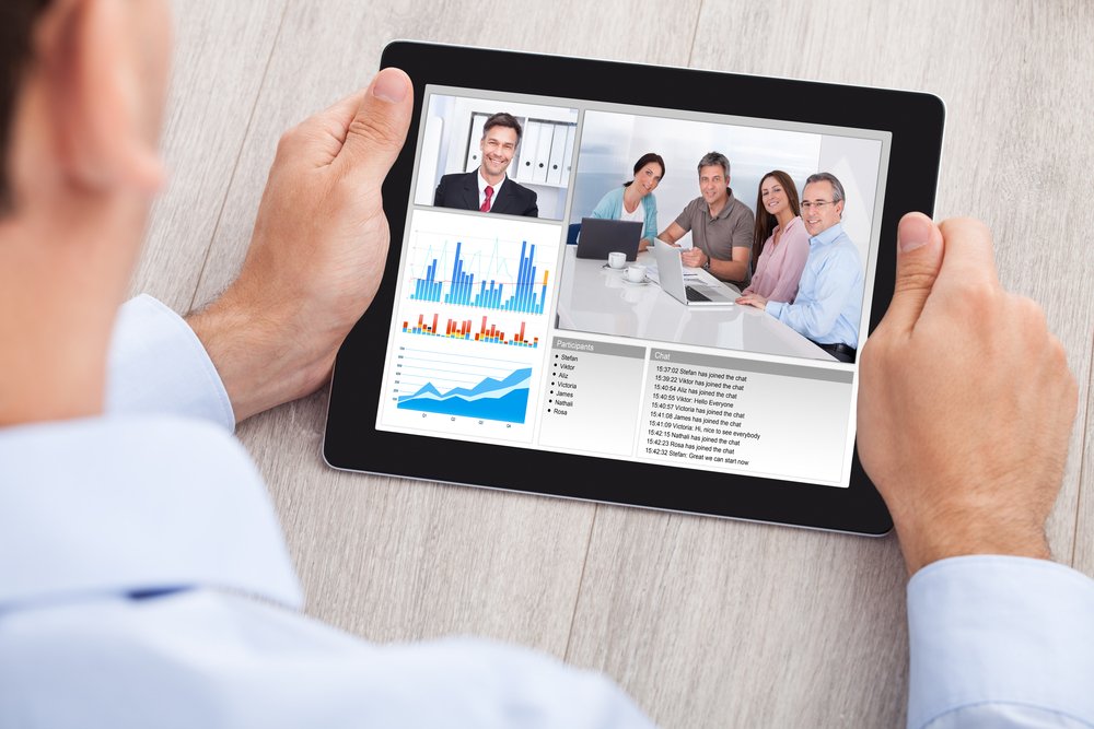 In Context Communications is when you combine video chat capabilities with the data being discussed by the participants, within the same tool