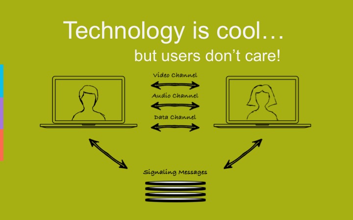 WebRTC Technology is cool, but users care more about the experience
