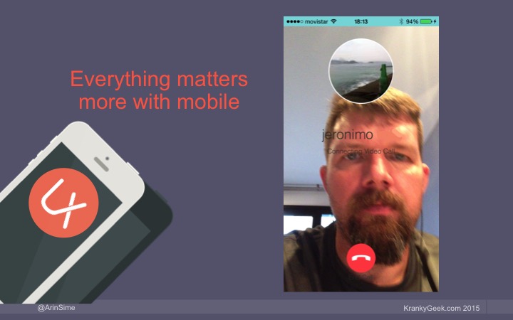 WebRTC mobile application example